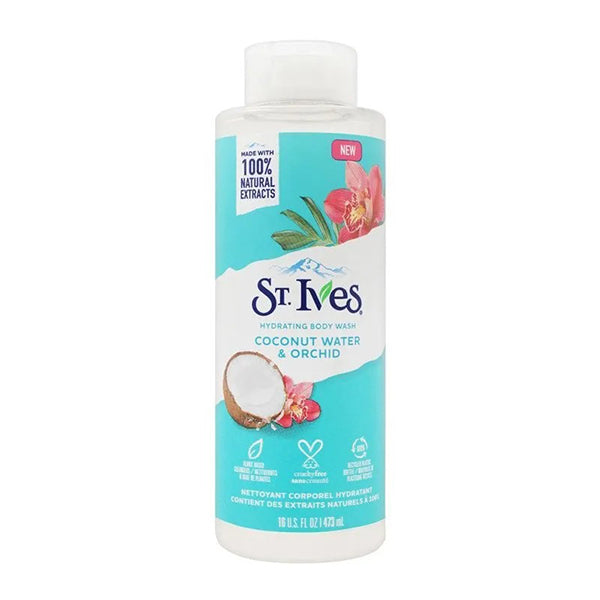 ST. IVES BODY WASH COCONUT WATER&ORCHID 550ML